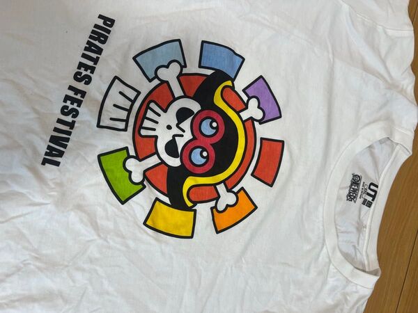 ☆美品☆ワンピースTシャツ XXLサイズ 少年ジャンプ☆アニメTシャツ☆白 ホワイトONE PIECE尾田栄一郎半袖