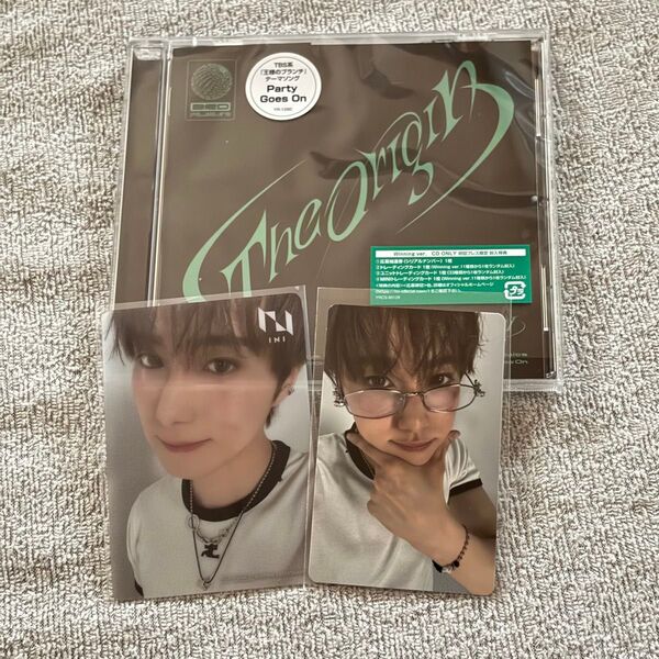 INI THE ORIGIN FC セルカトレカ HMV店舗特典 尾崎匠海