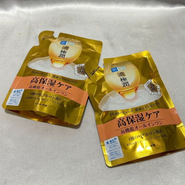 ロート製薬 肌ラボ 極潤 濃極潤 パーフェクトゲル 詰替え用 80g 2個セット