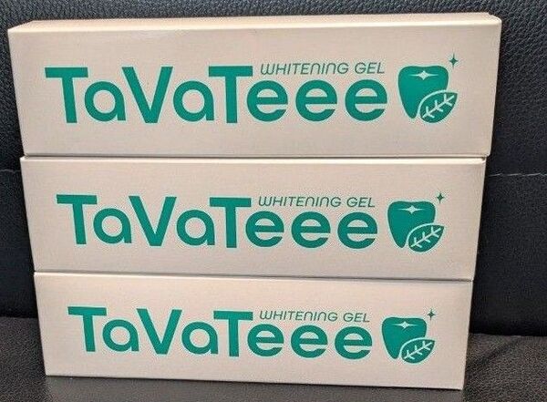 新品 TaVaTeee タバティー 歯磨き粉 薬用ホワイトニングジェル3本セット