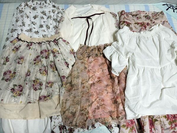 axes femme 8着 花柄 ブラウス スカート まとめ売り アクシーズファム