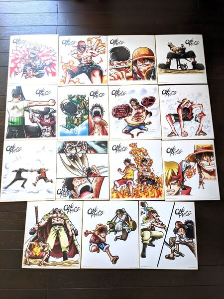 一番くじ ワンピース 色紙 15枚 バトルセレクション BATTLE SELECTION C賞
