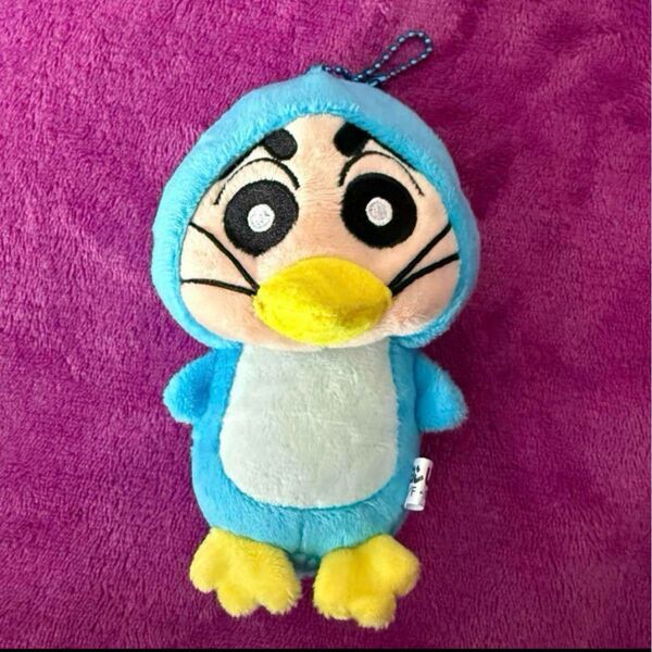 クレヨンしんちゃん ペンギン キーホルダー きぐるみマスコット