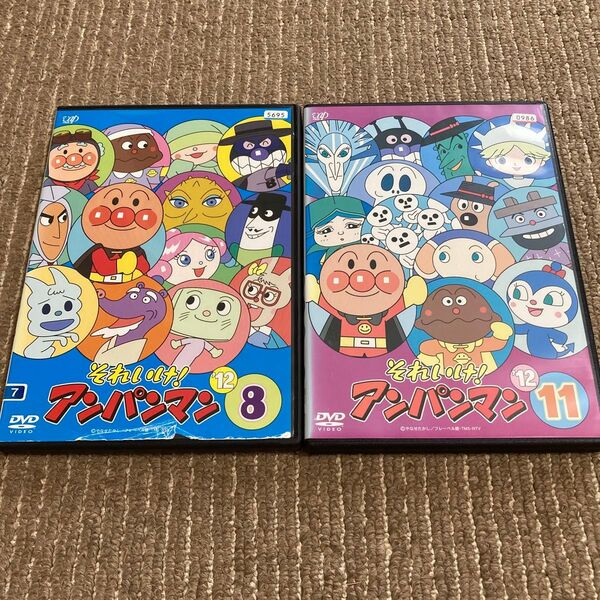 それいけ!アンパンマン 2012年 ⑧⑪ DVD 2枚 ※新品ケース