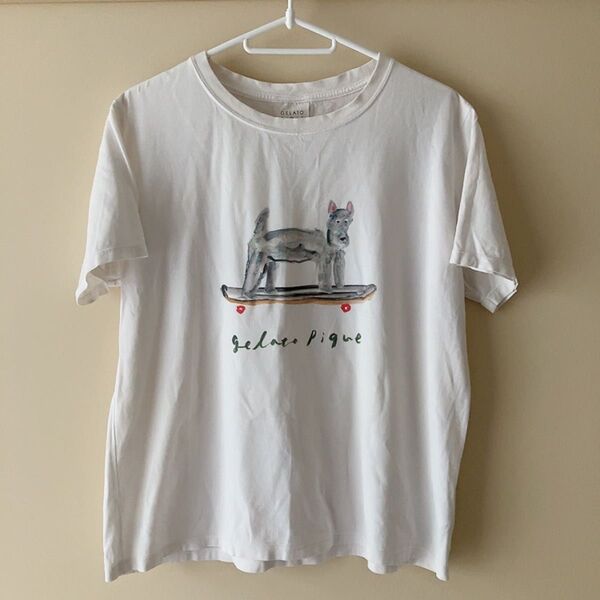 GELATO PIQUE ジェラートピケ 白 半袖Tシャツ