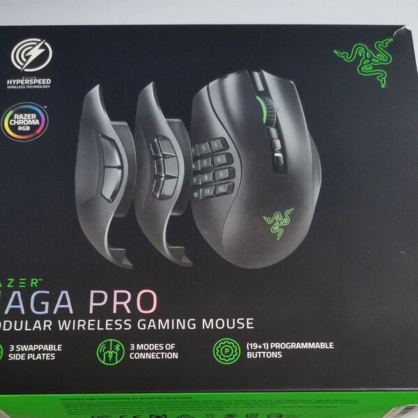 Razer Naga Pro ワイヤレスゲーミングマウス RZ01-03420100-R3A1
