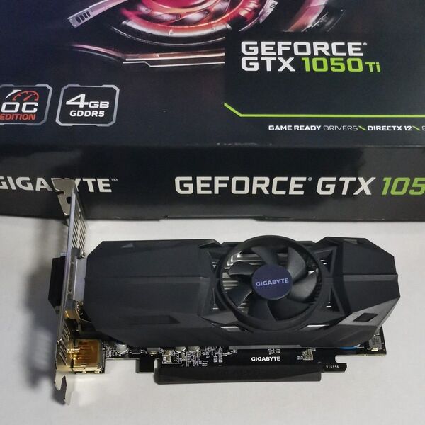 GIGABYTE GeForce GTX 1050 Ti OC Low Profile 4GGV-N105TOC-4GL