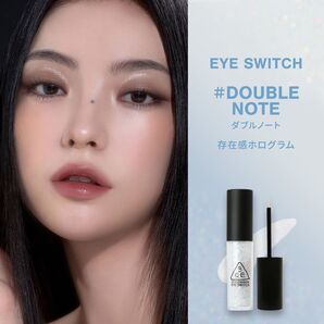 スリーシーイー 3CE☆アイスイッチグリッター #DOUBLE NOTE ダブルノート 存在感ホログラム 韓国コスメ ラメ