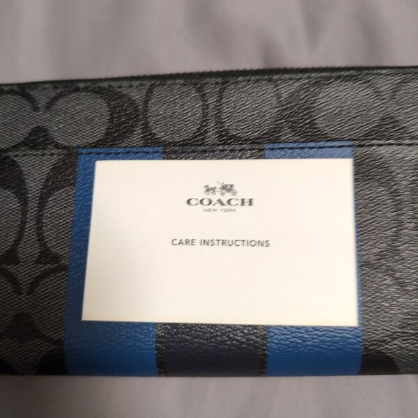 COACH ラウンドファスナー長財布