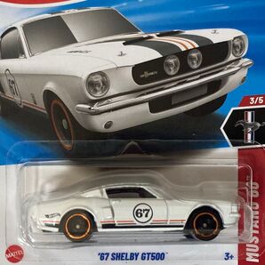ホットウィール ’67 SHELBY GT500 白 HotWheels シェルビー GT 500 FORD フォード 未開封