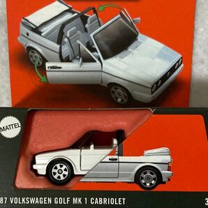 マッチボックス VOLKSWAGEN GOLF MK1 CABRIOLET MATCHBOX フォルクスワーゲン ゴルフ カブリオ