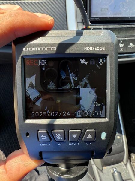 COMTEC コムテック HDR360GS 360度 360° 前後2カメラ ドライブレコーダー ドラレコ 取扱説明書SDカード付