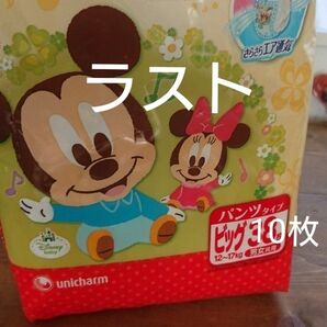 貴重☆ ユニチャーム ミッキーマウス マミーポコ おむつ 10枚 ビッグ お試しにどうぞ オムツ ディズニー ドナルド ミニー