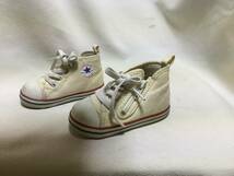 Ｃ7818★CONVERSE★12cm EE★クリーム色　布製スニーカー★キッズ_画像3