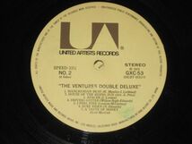 The Ventures - Double Deluxe /ベンチャーズ/洋楽/サーフロック/GXC 53/54/国内盤LPレコード2枚組_画像7