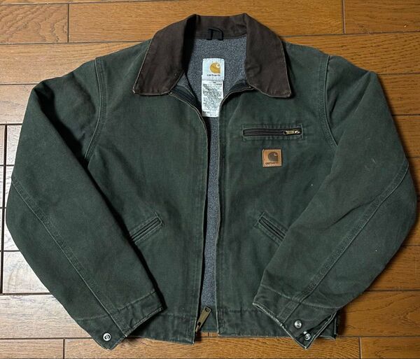 極美品 USA製 Carhartt デトロイトジャケット YYJ97 MOS L
