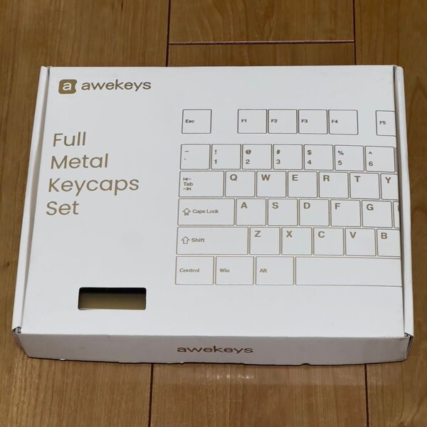Awekeys Metal Keycap Set Satin Gold キーキャップセット サテンゴールド