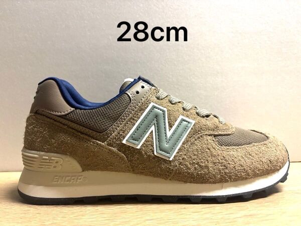 未使用 28cm D ニューバランス U574SBB ブラウン/グリーン new balance