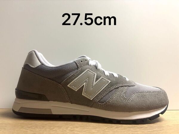未使用 27cm D ニューバランス ML565EG1 ライトグレー new balance