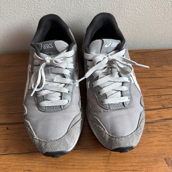 アシックス スニーカー asics JOGGER X81 CLAY GREY クレイ グレー WHITE ホワイト 24.5cm
