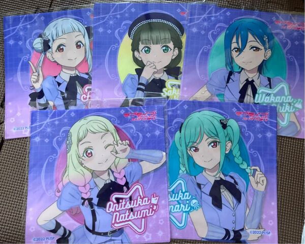 ラブライブ !スーパースター!! マイクロファイバーハンドタオル Ver.brand new Sparkle 5yncri5e!