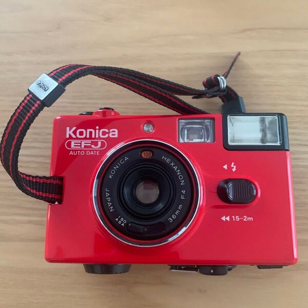 Konica EFJ コンパクトフィルムカメラ「ピッカリじゃ〜に〜」1982年製