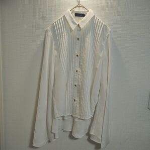 LOVE ESCAPE ホワイト長袖シャツ 36