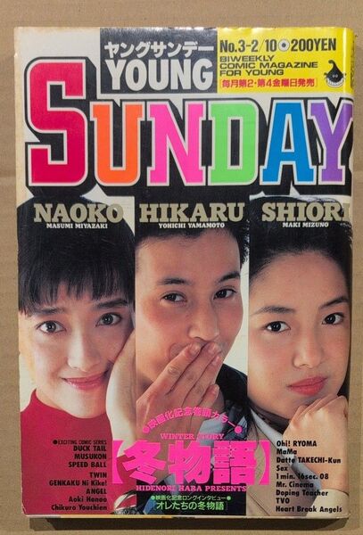 ヤングサンデー 1989年 No.3 冬物語