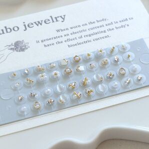 耳つぼジュエリー デザインシート 耳ツボシール 耳ツボ 40セット 10