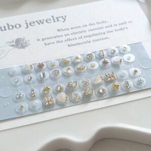 耳つぼジュエリー デザインシート 耳ツボシール 耳ツボ 40セット 49