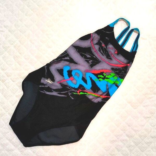 スピード SPEEDO 競泳水着 トレーニング水着 ハイカット ハイレグ Lサイズ