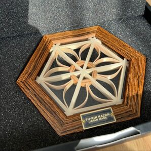 新品未使用 FU-RIN-KAZAN ヘキサコースター梅グラス ボコーテ