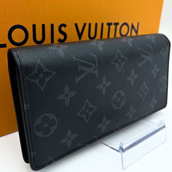 【極美品】ルイヴィトン LOUIS VUITTON モノグラム エクリプス ポルトフォイユ ブラザ 新型 NM 長財布 札入れ
