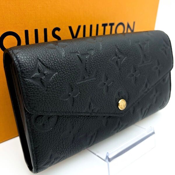 【極美品】 ルイヴィトン LOUIS VUITTON モノグラム アンプラント ポルトフォイユ サラ 新型 NM 長財布 お札入れ