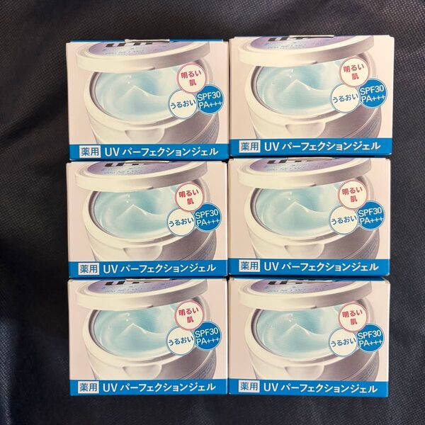 【新品未開封】ウーノ uno UVパーフェクションジェル fA 80g×6(医薬部外品) オールインワンジェル