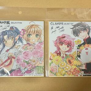CLAMP展 記念商品 ミニ色紙 阿修羅&さくら 光&神威