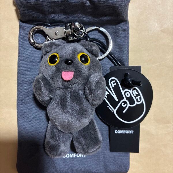 COMFORT MUNK KeyRing ぬいぐるみ キーホルダー グレーまるに