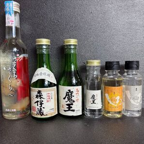 No908 森伊蔵 魔王 しろ さくらワイン 6本セット ミニはボトル