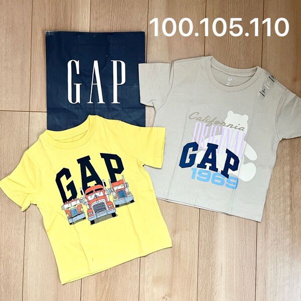 2 新品 baby gap 半袖 Tシャツ 100 105 110 男の子 Tシャツ 半袖