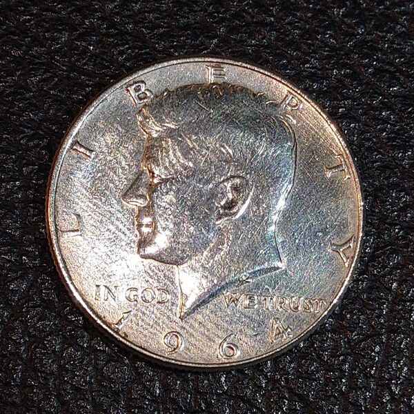ケネディ ハーフダラー 銀貨 1964年 50セント