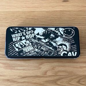 缶ペンケース HIP HOP ヒップホップ プリント筆箱