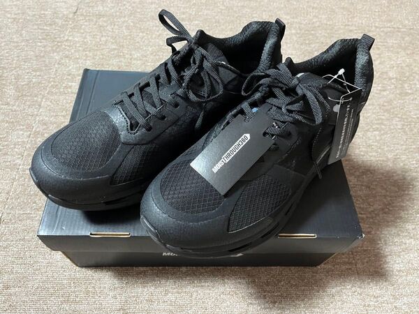 MOISTHROUGH360 VENTIRIS Black 27.0 モイスルー スニーカー 広島化成