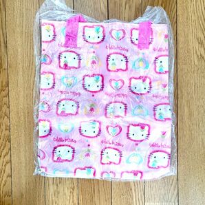 新品未開封 平成 レトロ キティちゃん チューリップ ナイロンバック