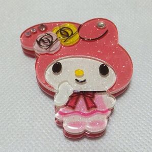 サンリオピューロランド 限定 マイメロディ スライドミラー キーホルダー 2013年 日本限定