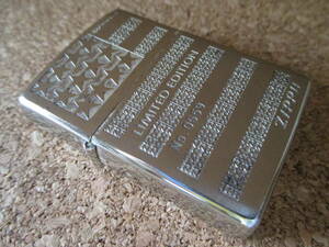 ZIPPO 『Flag of the United States 星条旗 the Stars and Stripes 限定品』1994年11月製造 アメリカ オイルライター ジッポ－ 廃版激レア