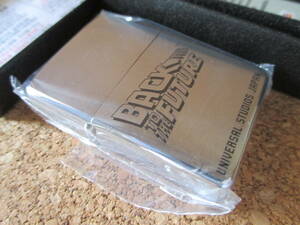 ZIPPO 『BACK TO THE FUTURE バック・トゥ・ザ・フューチャー』2001年9月製造 USJオーブン年 オイルライター ジッポ－ 廃版激レア 未使用品