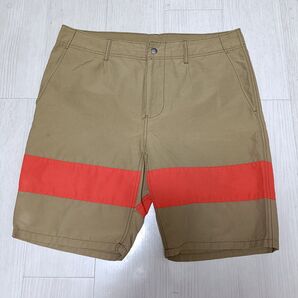 ノースフェイス パープルレーベル ショートパンツ ャメルカーキ×オレンジ Lサイズ 美品