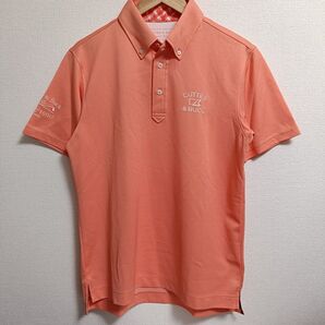 カッター&バック ボタンダウンポロシャツ ピンク系 Lサイズ 美品