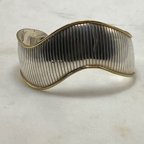 Vintage Mexican Silver Cuff Bangle 925ブレスレット シルバー ボーンカフスターリングバングル