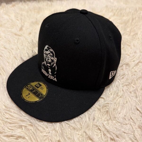 ニューエラ グラップラー刃牙 帽子 キャップ 57.7cm 新品 59FIFTY ベースボールキャップ New Era ブラック
